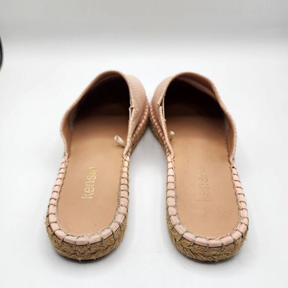 Kensie Hensley pink snake embossed slides - Picture 3 of 5